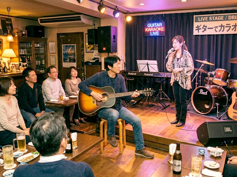 ギターでカラオケする会