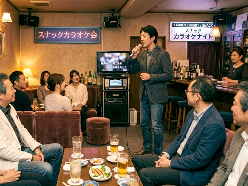蒲田のスナックに行く会